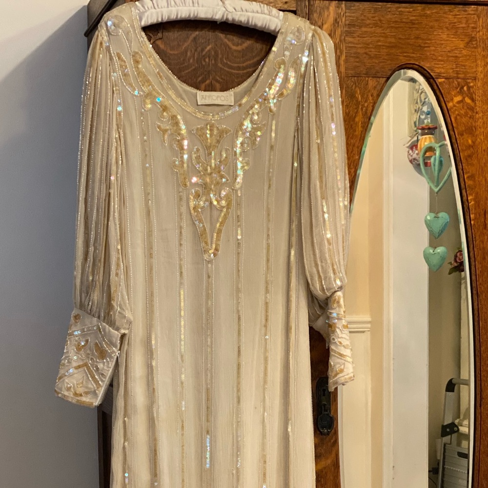Vintage beaded gown